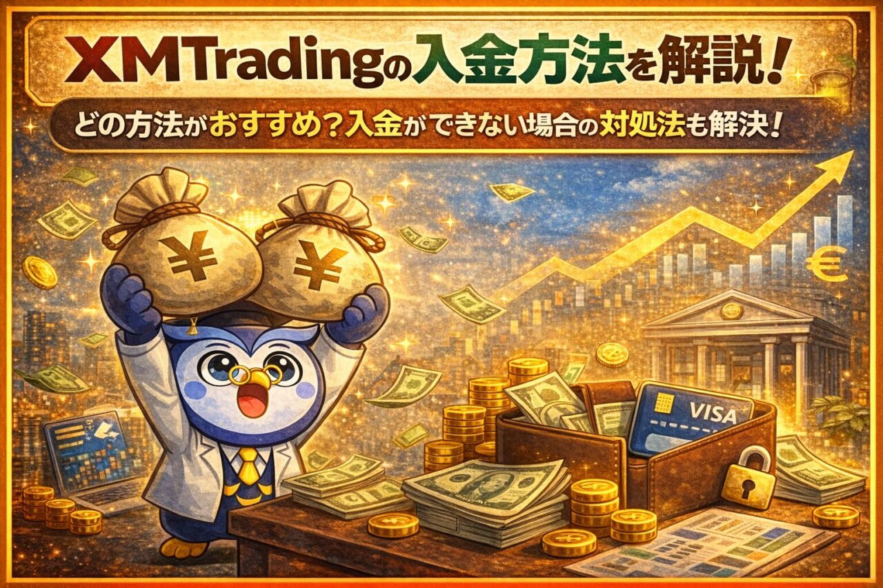 XMTradingの入金方法を解説！どの方法がおすすめ？入金ができない場合の対処法も解決！