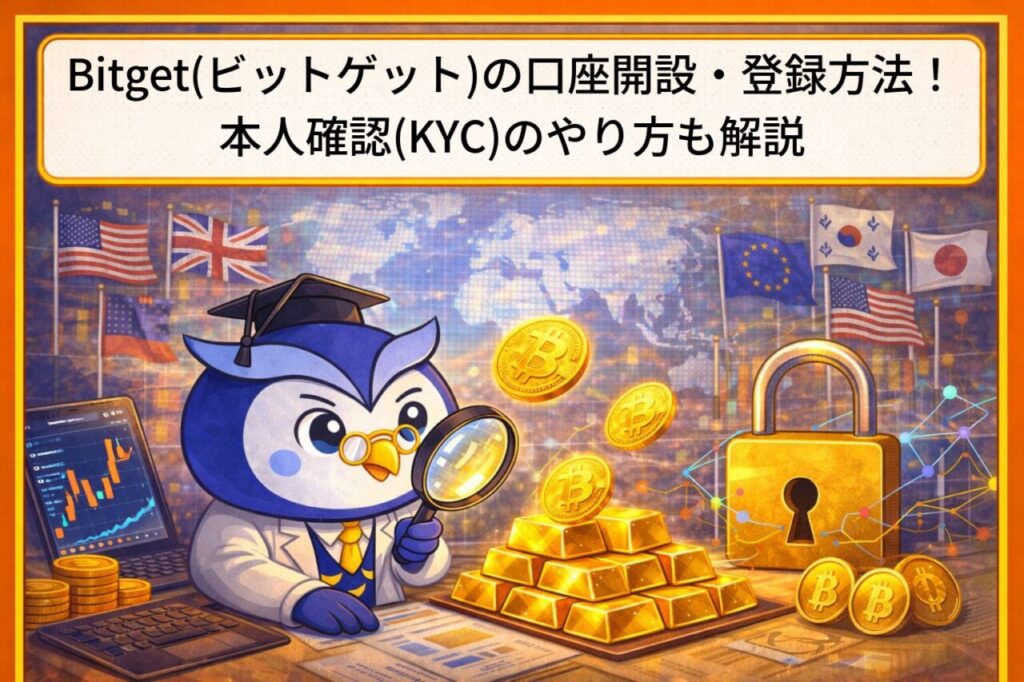 Bitget(ビットゲット)の口座開設・登録方法！本人確認(KYC)のやり方も解説