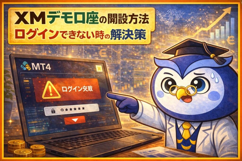 XMのデモ口座の開設方法！ログインできない場合の解決策も解説