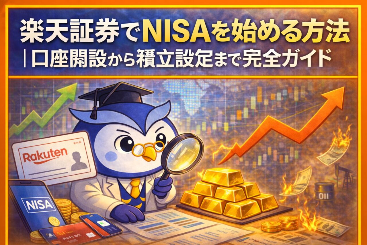 【2026年最新】楽天証券でNISAを始める方法｜口座開設から積立設定まで完全ガイド